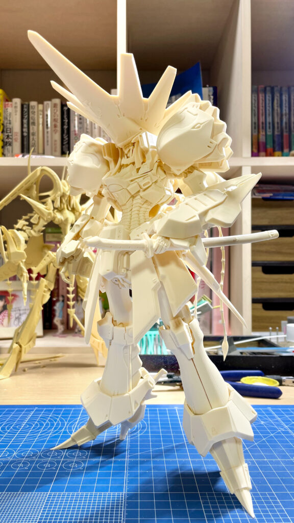 制作】ボークス HSGK 1/100 KNIGHT of GOLD A-T | Pla-Model Life